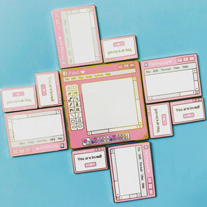 Kawaii Pink Paint Pad Pin ( Dry Erase Board ) | customizable enamel pin | Microsoft paint pins | photoshop pin