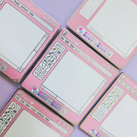 Kawaii Pink Paint Pad Pin ( Dry Erase Board ) | customizable enamel pin | Microsoft paint pins | photoshop pin