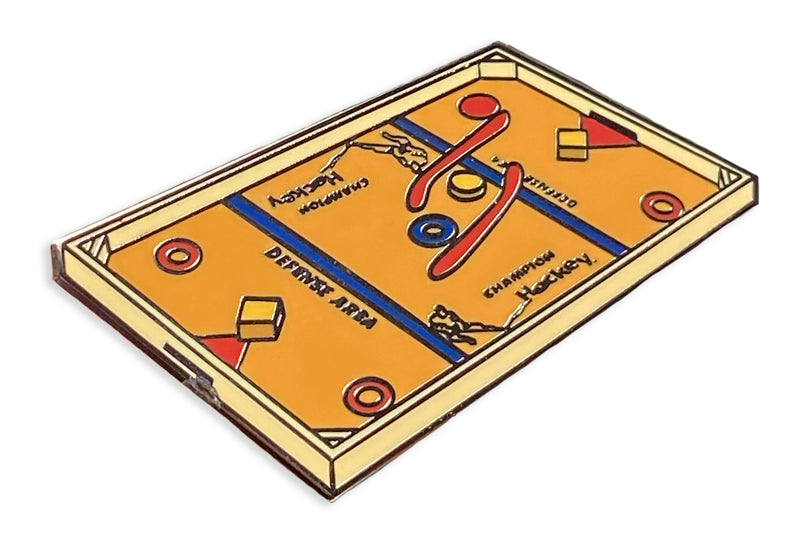 Wooden Hockey Game Pin