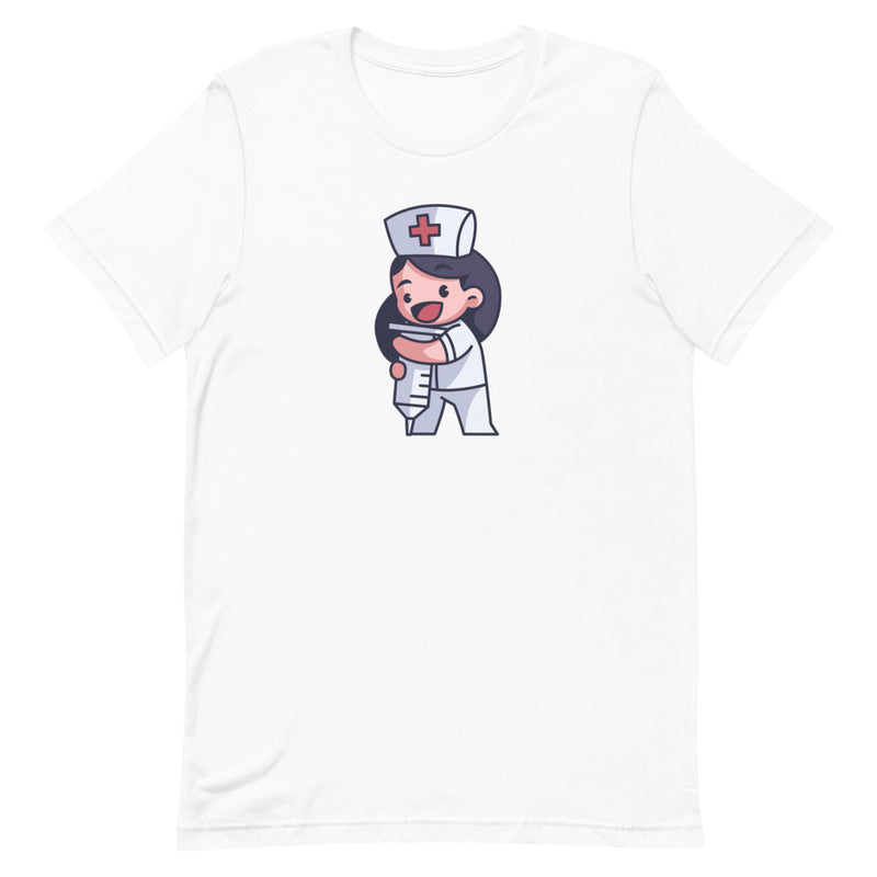 Nurse Holding Syringe T Shirt – Pinlounge